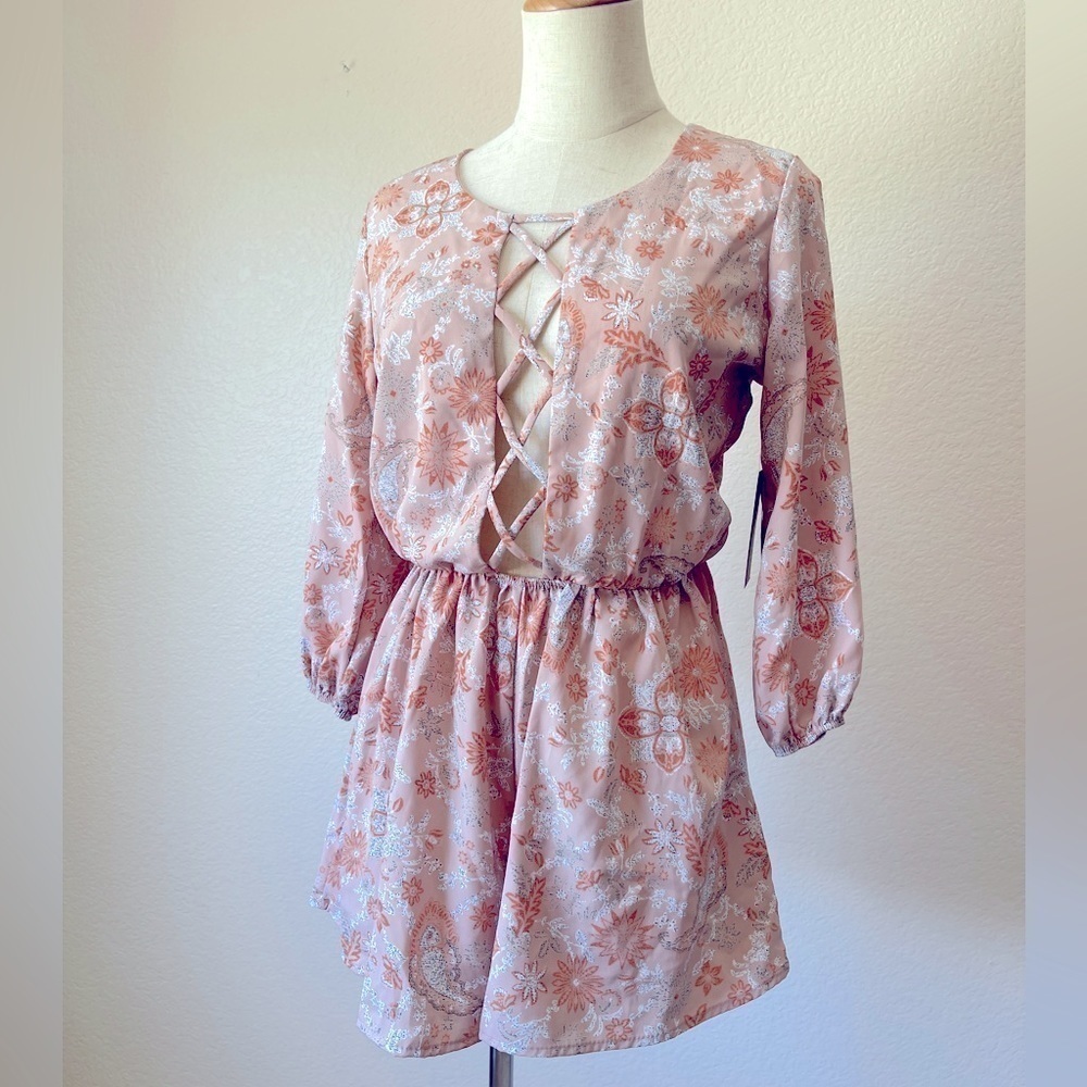BIN#2 - LAC BLEU Floral Print Romper
